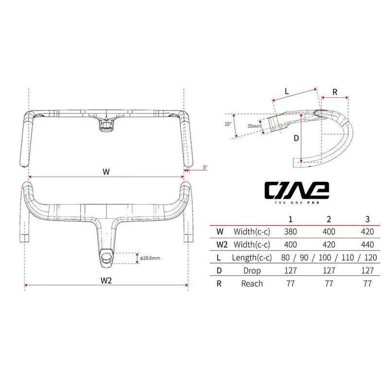 New The One Pro Road Bike Carbon Handlebar Integrated Internal wiring Bicycle Breaking wind Madone/Emonda Bicycle Handlebars