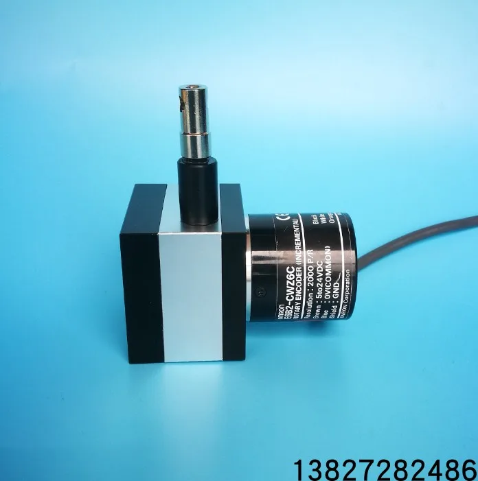Pull wire encoder E6B2 linear displacement sensor Hydraulic cylinder stroke displacement detection