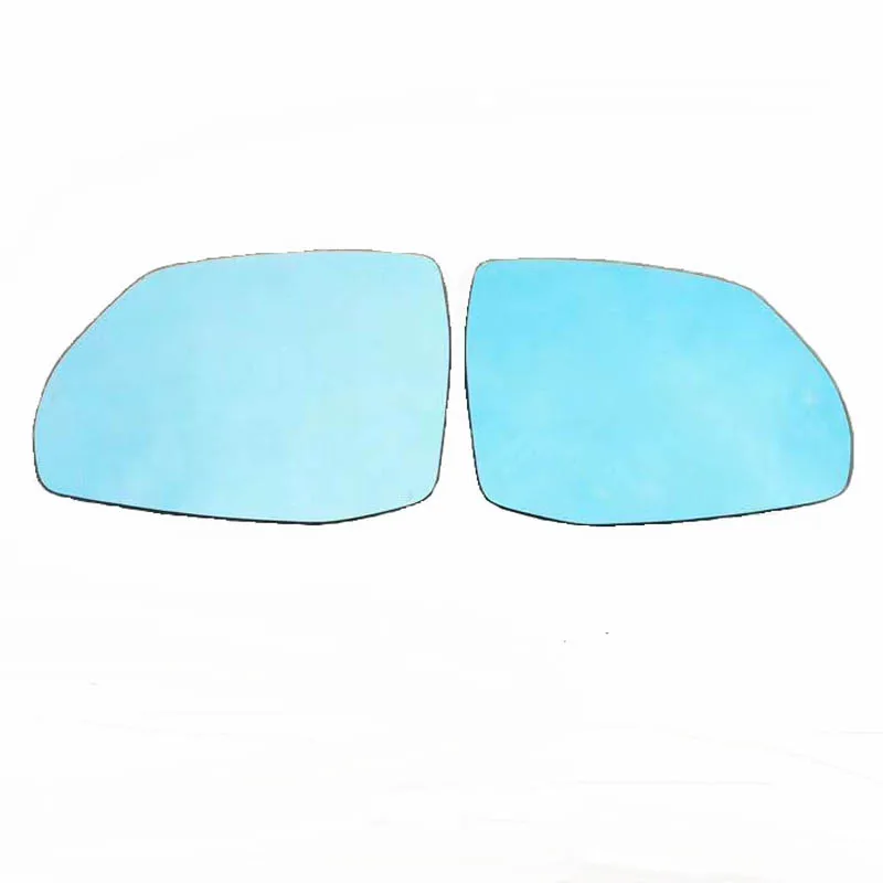 Rear view Side Mirror Glass LED Light Arrow Turn Signal Blue Wide Angle Heated Anti Fog  For Q5