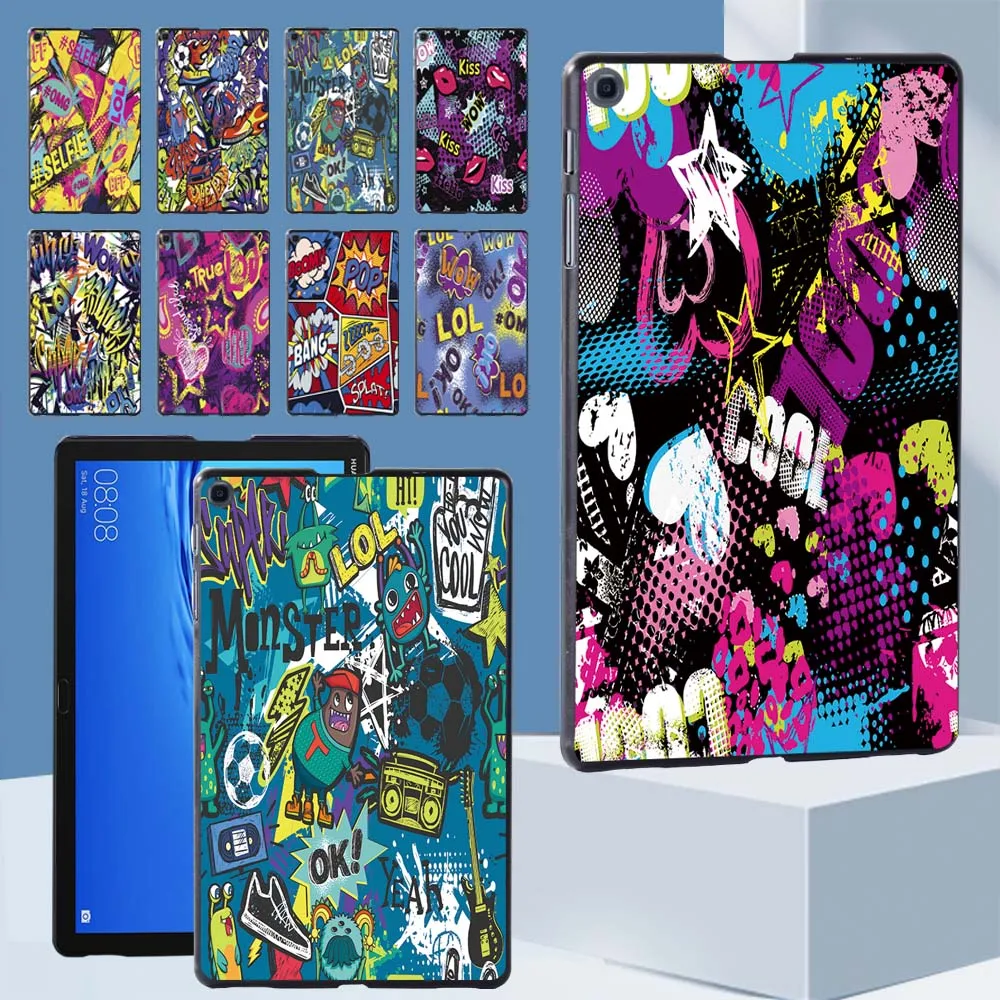 Graffiti Art Series Tablet Case for Huawei MediaPad M5 Lite 10.1