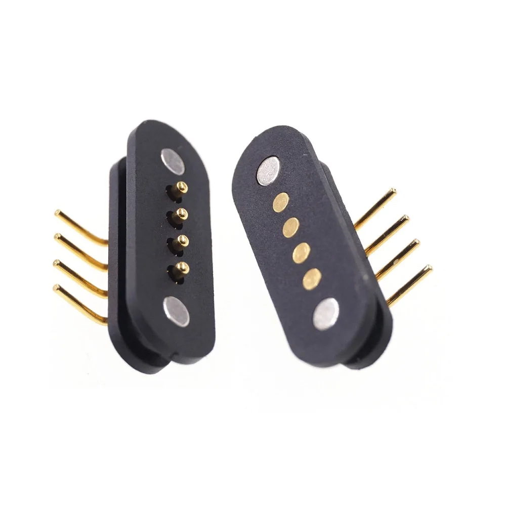 Ditale a molla magnetica a 4 Pin ago piegato a 90 gradi 2.5mm passo corrente 2.0A 36V