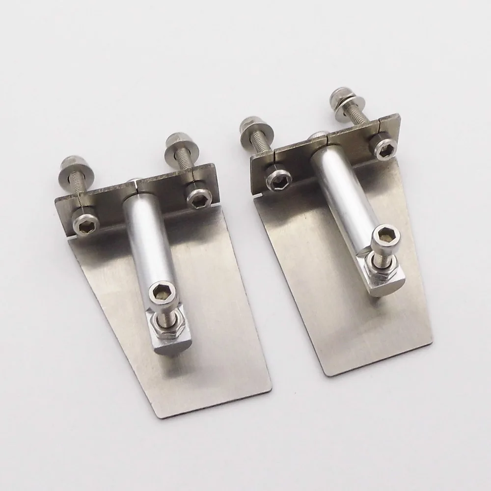 1 pair 41*30mm Trim Flaps Trim Tabs Balance Plate for 50-65cm RC Boat Speed Boat MONO CAT Oral Vee Model Spare Parts