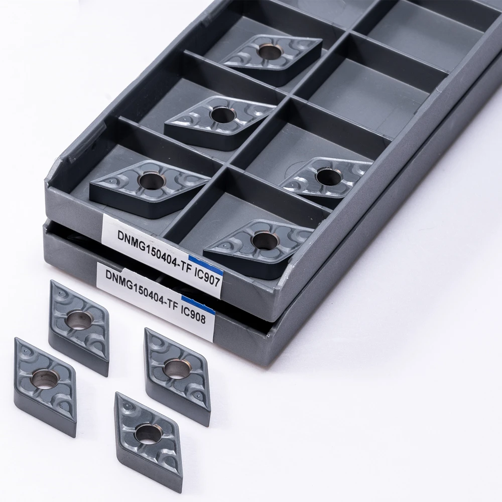 Imagem -02 - Ferramenta de Corte Externo Dnmg150404 Dnmg150408 Dnmg150604 Dnmg150608 tf Ic907 Ic908 Virando Ferramenta Dnmg 150404 150408 150604 150608