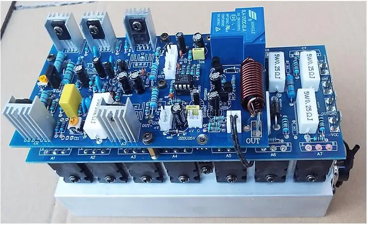 Newest  A1943 C5200+2SC3858 2SA1494/2SC2922 2SA1216 Assembled 1100W Powerful amplifier board/mono amp board stage amplifer board