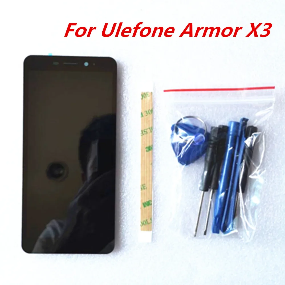 

New For Ulefone Armor X3 Cell Phone 5.5inch IP68 1440*720 LCD Display + Touch Screen Digitizer Assembly Replacement Glass