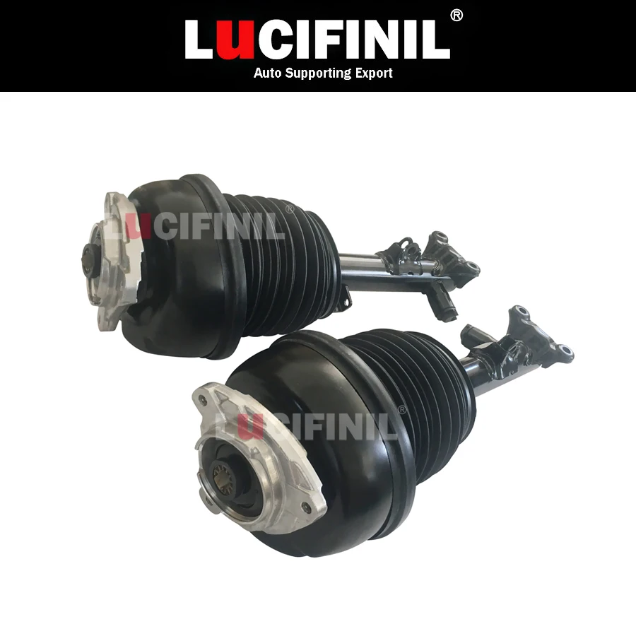 LuCIFINIL Pair New Fit E-Class W212 4MATIC Front Air Suspension Shock Absorber Air Spring 2123203338 2123203238