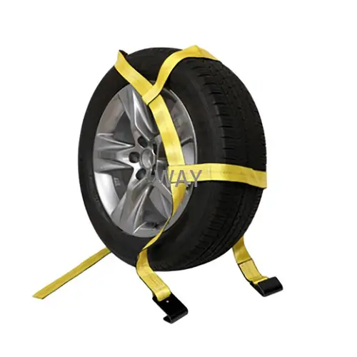 Imagen 2 del producto Cinturón de fijación para manipulación de neumáticos, accesorios para vehículos de rescate, eliminación de obstáculos, carpeta de remolque, correa de encuadernación, 1 unidad