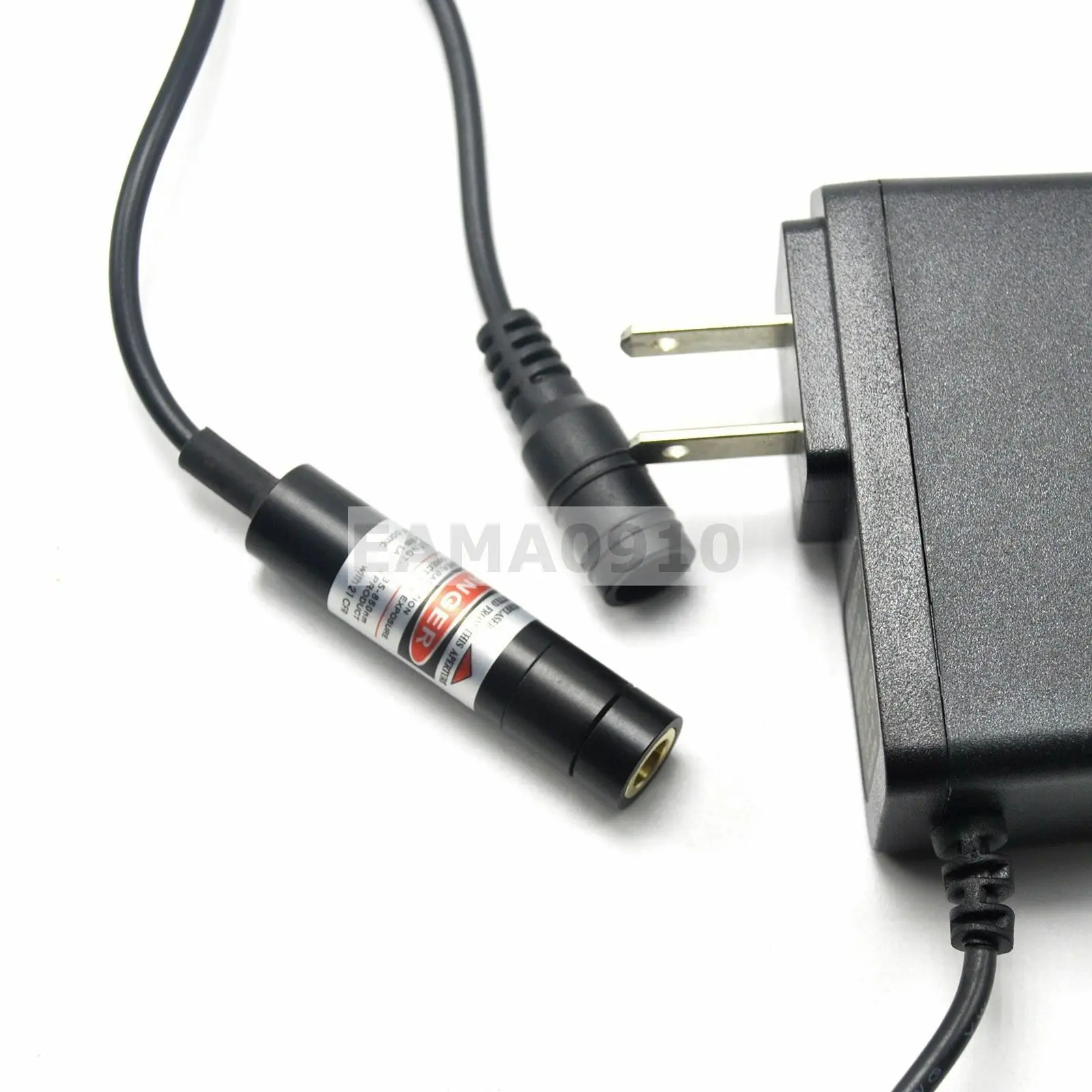 Focusable 650nm 20mW Red Cross Laser Module  High Precision Laser Light w/Adapter