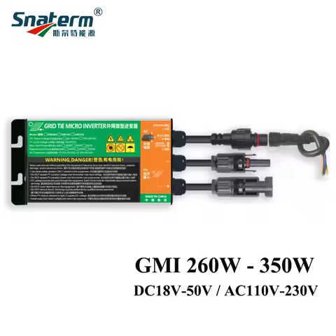350W/300W/260W micro grid-Tie inverter MPPT Waterproof rating IP65 turn AC120V/230V 50/60HZ GMI series