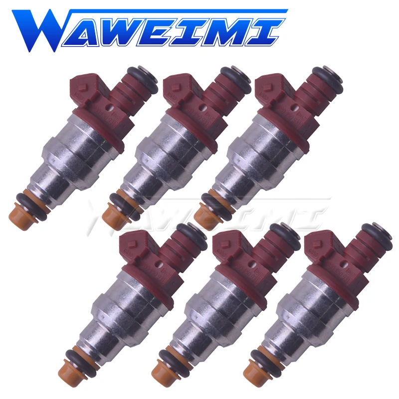 WAWEIMI 6pcs high quality  Fuel Injector for 93 - 97 F-ord Explorer Ranger M-azda B4000 4.0L OEM 0280150931