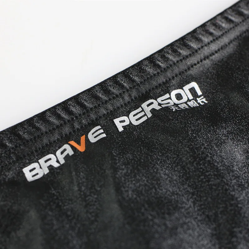 BRAVE PERSON-Calzoncillos sexys convexos en U para hombre, ropa interior, bragas de tela brillante, Bikini, gran oferta, 3 unidades por lote