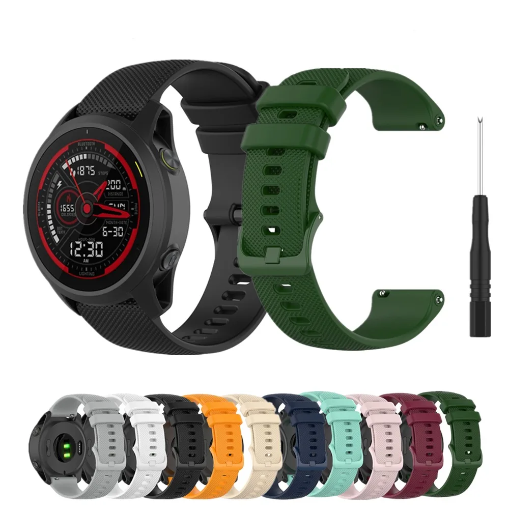 

Ремешок силиконовый для Garmin Forerunner 745, 22 мм, быстросъемный браслет для Garmin Forerunner 745, спортивный силиконовый ремешок, аксессуары