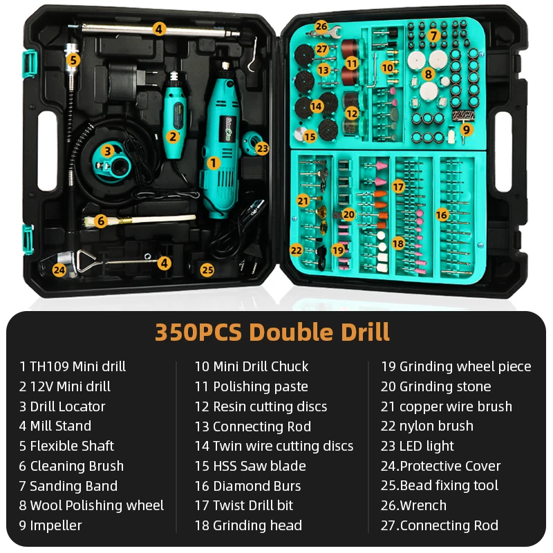 Mini เจาะเครื่องมือเจาะไฟฟ้า30000Rpm Micro เจาะไฟฟ้าสำหรับอุปกรณ์ Dremel ชุดเพลาแบบยืดหยุ่น