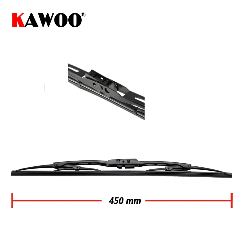 KAWOO Car Rear Wiper Blades Back Window Wipers Arm For MG ZR Hatchback (2001-2004) 450mm Auto Windscreen Blade Styling