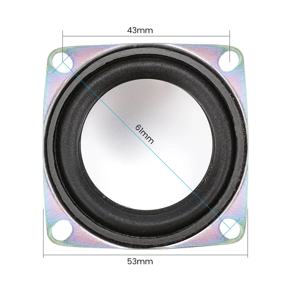 AIYIMA Audio 2Pcs 2 Inch Full Range Tweeter Mini Speaker 4 Ohm 3W Stereo Loudspeakers Box DIY Portable Sound Speakers