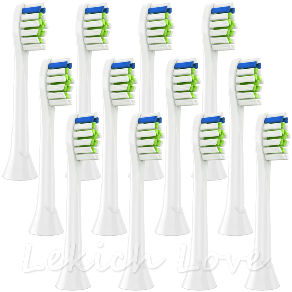 12 Pcs Toothbrush Heads for Philips Sonicare Brush Heads fit for 3 6 9 Series Gum Health, Diamond Clean, HealthyWhite, FlexCare