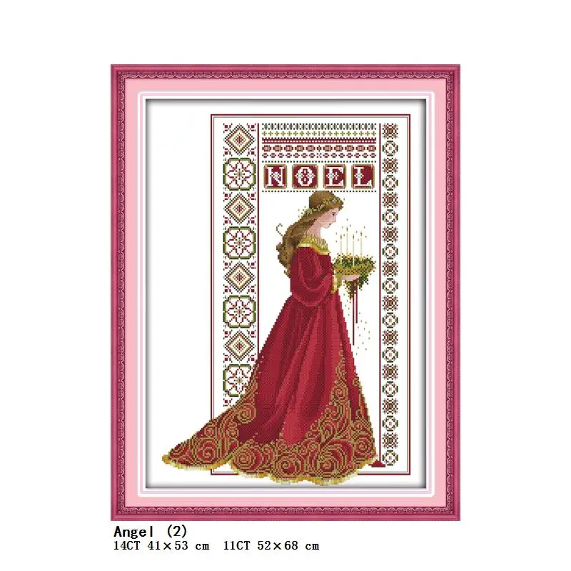 Bouquets of brides series count and printing cross stitch kit 14CT11CT embroidery kit sewing kit home decoration DIY crafts gift