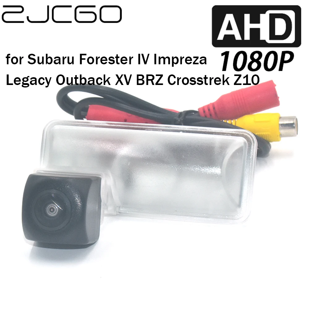 

ZJCGO Car Rear View Reverse Backup Parking AHD 1080P Camera for Subaru Forester IV Impreza Legacy Outback XV BRZ Crosstrek Z10