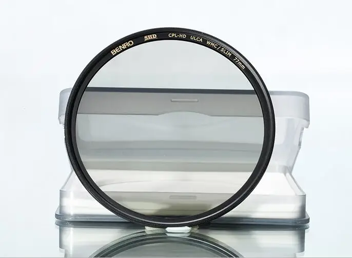 Benro 49mm 52mm 58mm 62mm 67mm 72mm 77mm 82mm Filter SHD CPL SLIM Filters Waterproof Circular Polarizer Filter