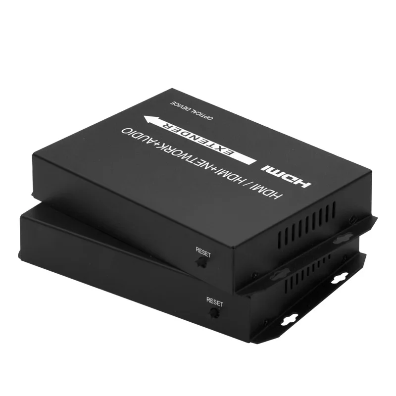 1 Pair HDMI Gigabit/1000M network Audio and Video Optical terminal 20KM HDMI Fiber Transceiver Converter fiber extender1920X1080