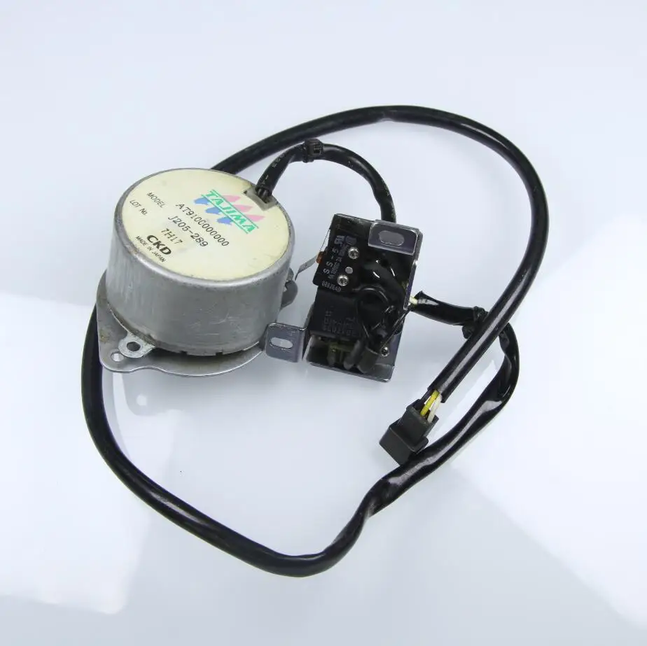 

99% New AT9100000000 / MODEL J205-289 / Tajima Embroidery Machine Parts Cutting Thread Solenoid / made in japan CKD MOTOR