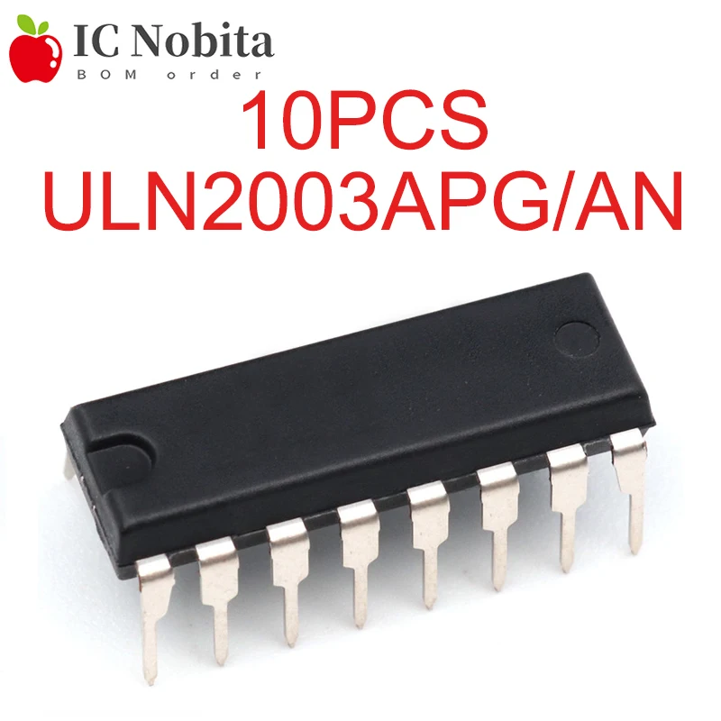 10PCS ULN2003APG ULN2003AN DIP-16 ULN2003A ULN2003 Interface Driver Transceiver New