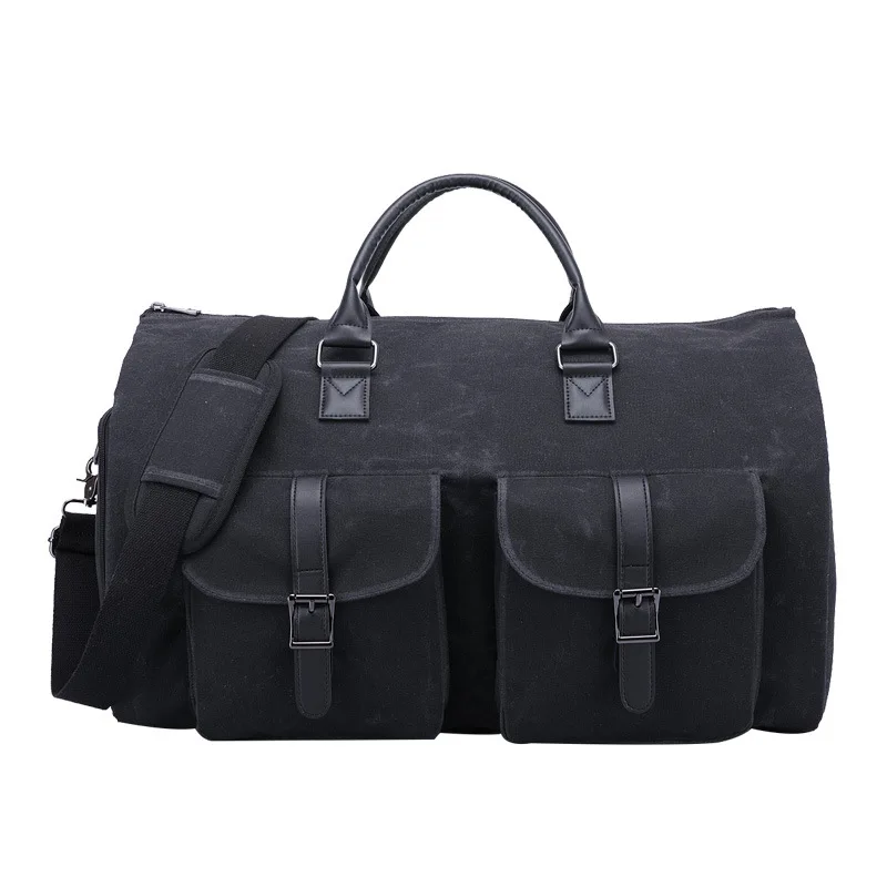 

Storage Hand Bag Suit Bag Canvas Cylinder Travel Bag Multi-Function Large Capacity Luggage Bag