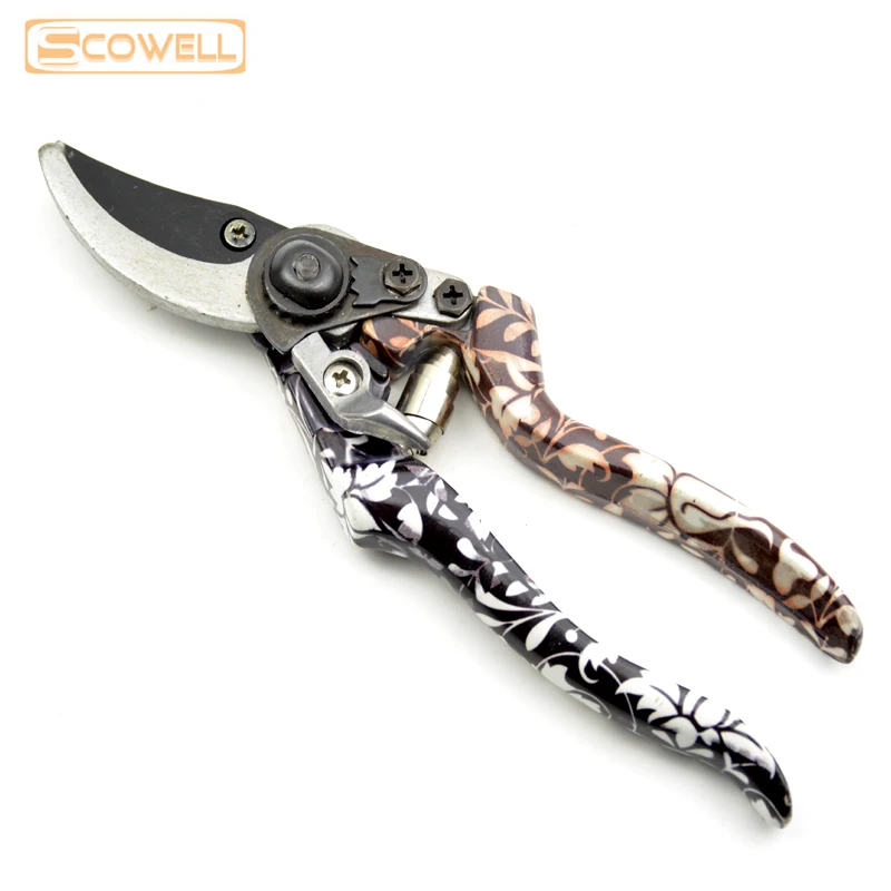 1 Pack 8" Aluminium Handle Garden Shears Green Branch Purning Scissor Home Used DIY Hand Tools Garden Purnner Furit Scissors
