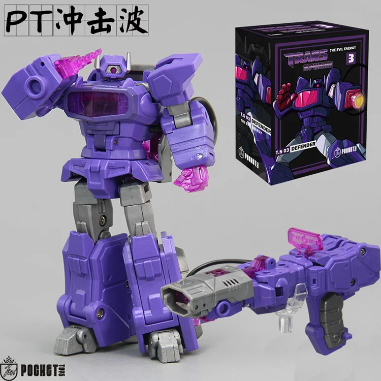 

Small-scale Transformation PT03 Watchers Shockwave KO Iron Factory Pocket War PT04 Sound Wave