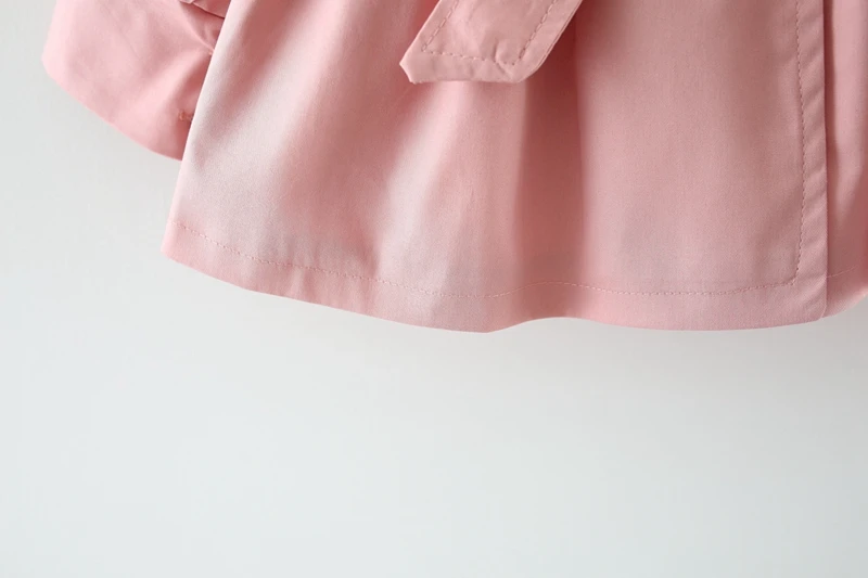 CROAL CHERIE Spring Jackets Children Bow Trench Coat For Girls Windbreaker Coat Infant Kids Princess Outerwear Clothes