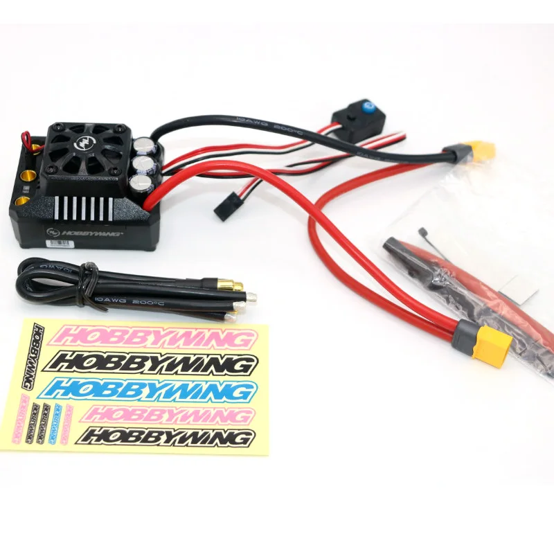 Hobbywing EzRun Max6 V3 160A Speed Controller Waterproof Brushless ESC T / XT60  / TRX Plug for 1/6 RC Car