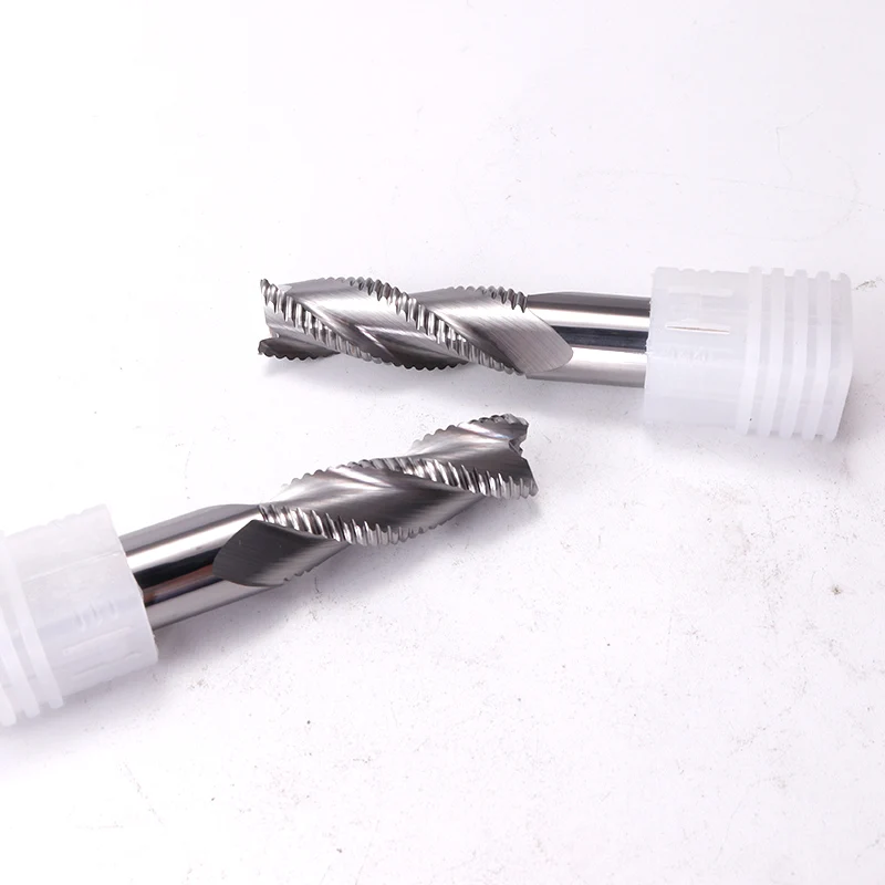 Aluminum Copper Metal Cutter Roughing End Mills HRC55 3 4 Flutes Alloy Carbide Milling Tools Roughing Milling Cutter 4mm 6mm 8mm