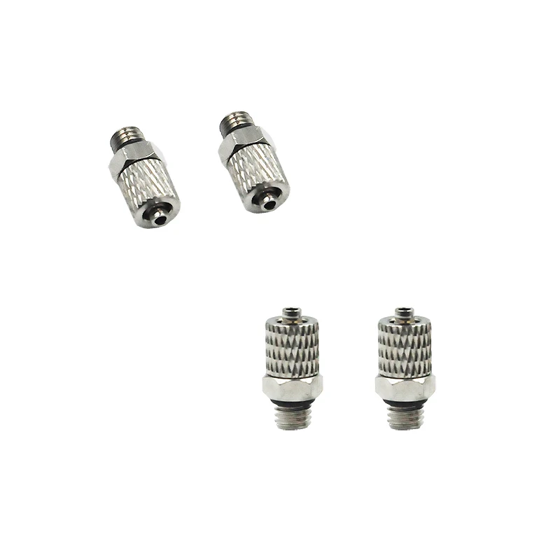 4PCS M5-4mm Micro Hydraulic Oil Connector For Oil Tank Cylinder RC Model Parts