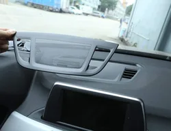 Aluminum Alloy Car Center Console Dashboard Speaker Cover Trim 1pc For BMW X1 F48 2016-2019 For BMW X2 F47 2018 - Black