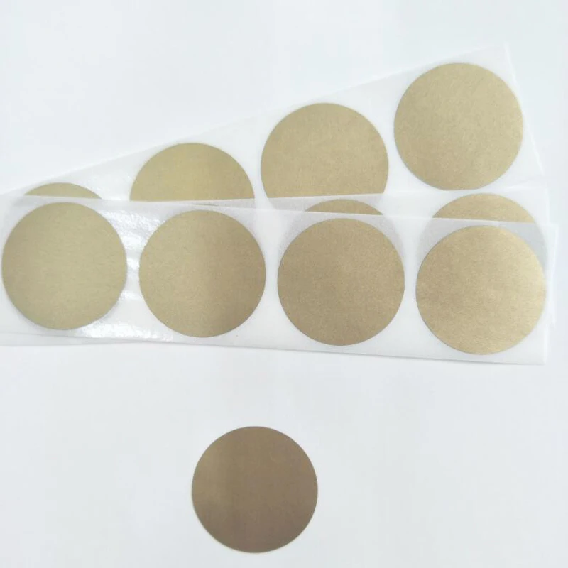 100PCS 31.5mm Round Gold Or Silver Scratch Off Stickers For DIY Game Card Made