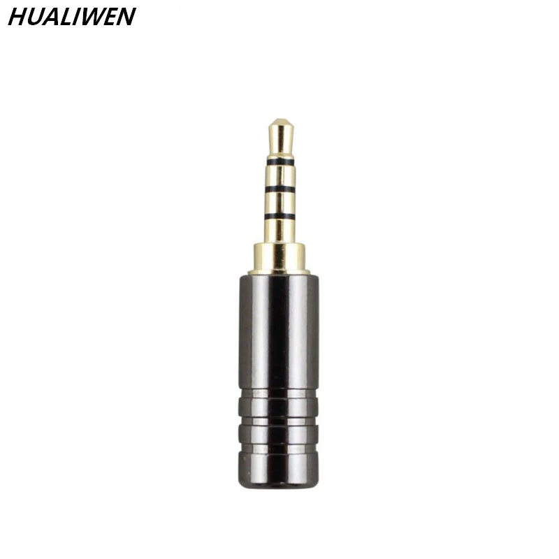 

Replacement 3.5mm Stereo 4 Pole or 3 Pole Male Repair Headphones Audio Jack Plug Connector Soldering for Most Earphone Jack