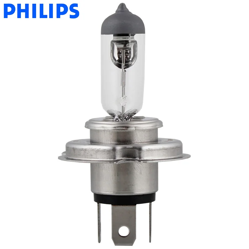 Philips Vision H4 9003 HB2 Standard Car Head Lamp Original Bulb Genuine Halogen Light ECE 12V 60/55W P43t 12342C1, 1X