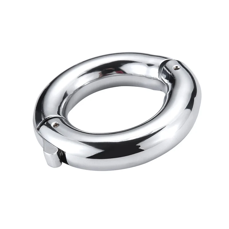 Stainless Steel Penis Ring Sexy Toys Adjustable Cock Rings For Men Sex toys Metal Penis Bondage Lock Sex Tools For Men Sex Shop