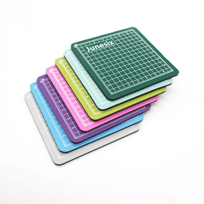 Mini tapis de coupe en polymère PVC, 8x8cm, planche à découper, accessoires pour travaux manuels