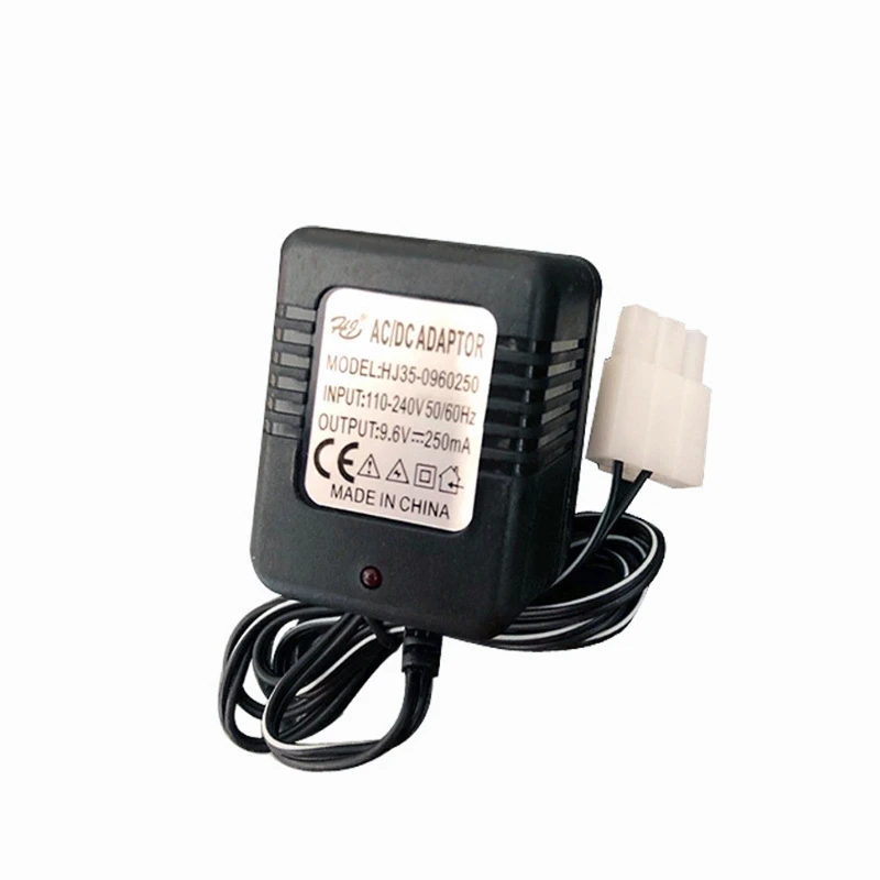 Charger For 9.6V Ni-Cd Ni-MH Battery Input AC 110V-240V Output 9.6V 250mA With Tamiya KET-3P Plug For RC Toy