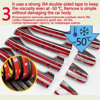 do Mitsubishi Lancer Cedia Evo 7 8 9 Gala Lioncel II 2002~2007 Osłona klamki drzwi z włókna węglowego Naklejka na zatrzask Akcesoria 10 best sales evo 8 włókno węglowe - №9