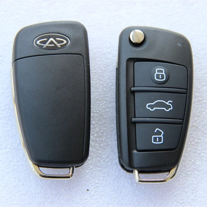 Car Folding FOB Remote Key 434Mhz for Chery Tiggo Fulwin Arrizo EX GX A5 A3 E3 E5 Replacement Remote Key Shell Remote Key Case