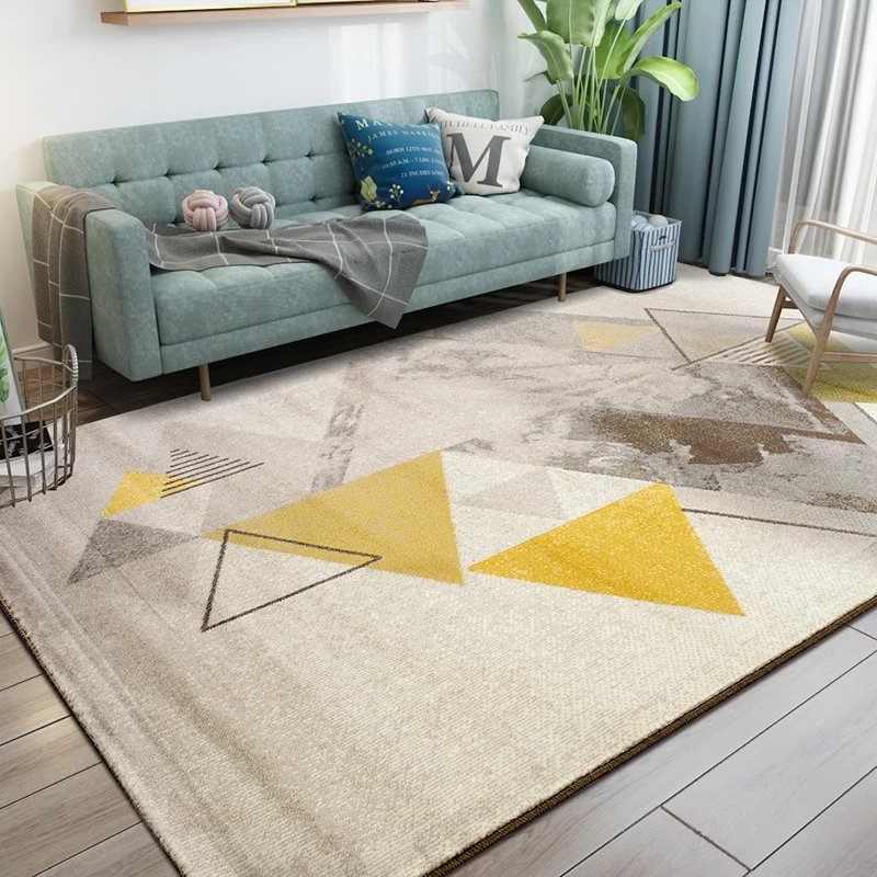 Nordic Carpet Living Room Modern Thick Rug Bedroom Decoration Home Sofa Coffee Table Floor Mat Study Room Area Rugs tapete sala