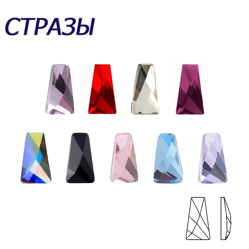 20pcs 3D AB Strass Diamond Gems Nail Glitter Rhinestone Glass Crystal Nails tips nail art Garment decorations