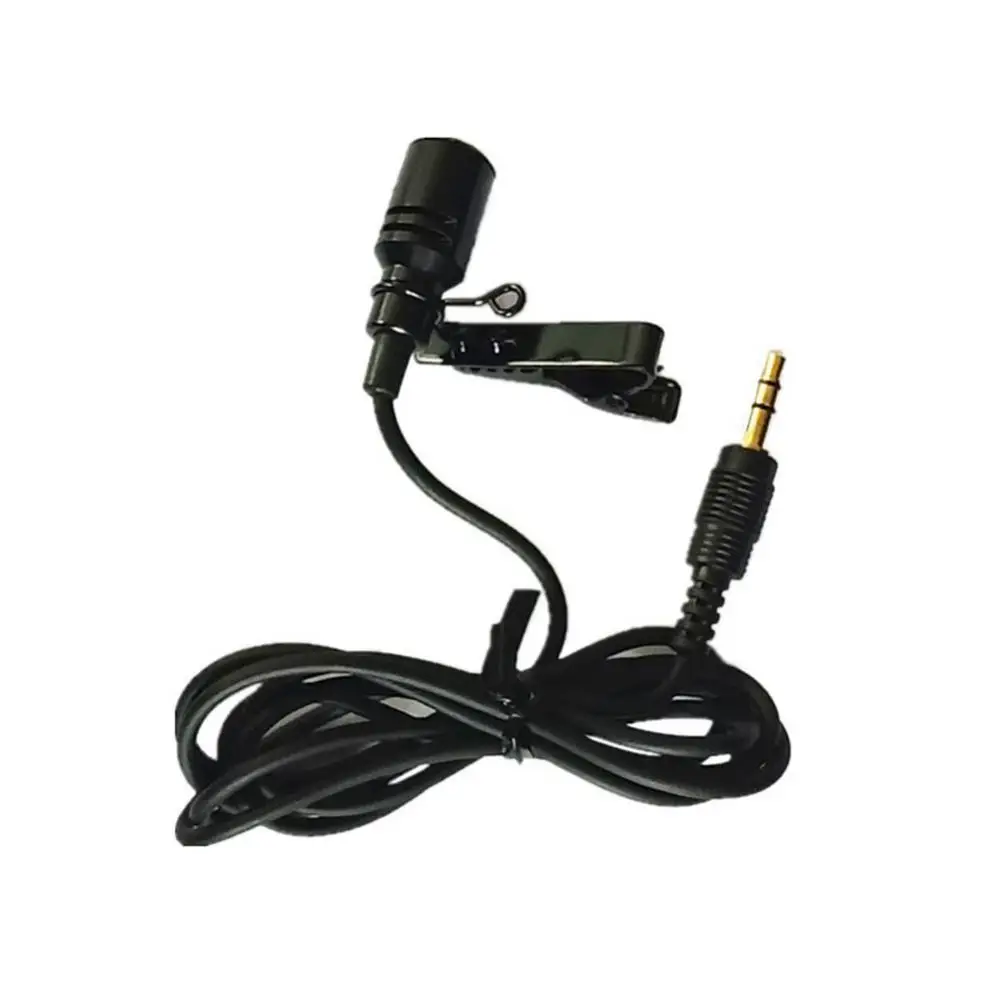 Di Động Clip Ve Áo Lavalier Microphone 3.5Mm Jack Mini Có Dây Mic Condenser Microfono Cho iPhone Điện Thoại Thông Minh Samsung