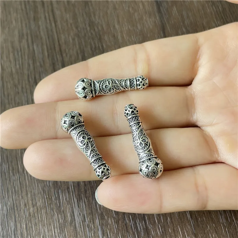 JunKang Alloy DIY Connector Jewelry Making Handmade Rosary Prayer Beads Bracelet Misbaha Tasbih Accessories Muslim Islam