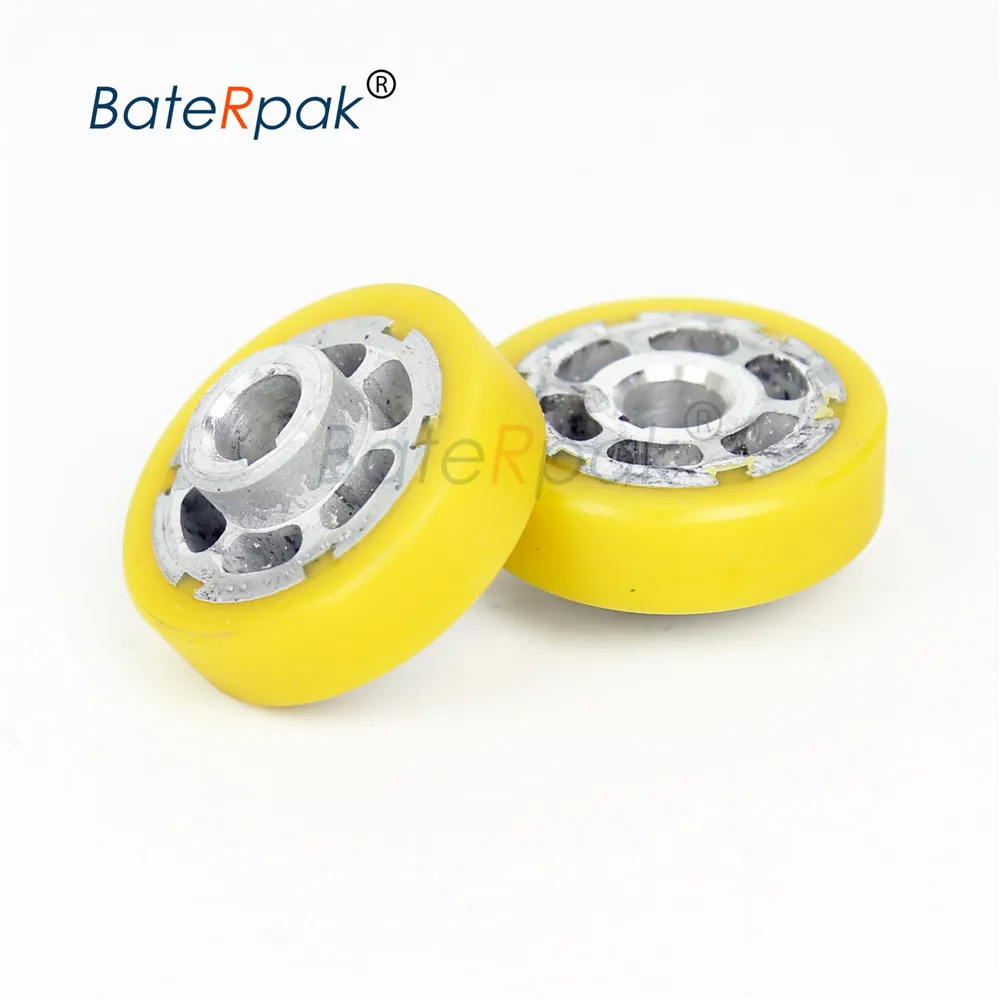 BateRpak 900/770 Band Sealer Embossing Wheel,HUALIAN Continous Band Sealer Parts Pressure Roller,steel press wheel, 2pcs price