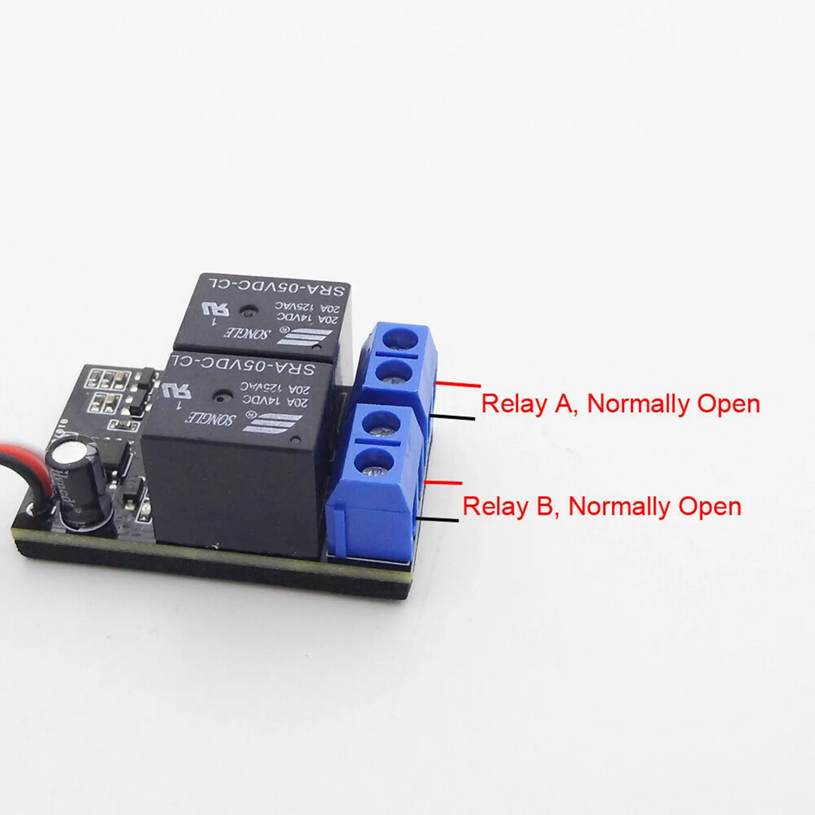 1pc RC Model PWM Receiver Control Switch 2-Ways 20A Relay for RC Boat Marine Water Pump RC Car Light FPV Camera