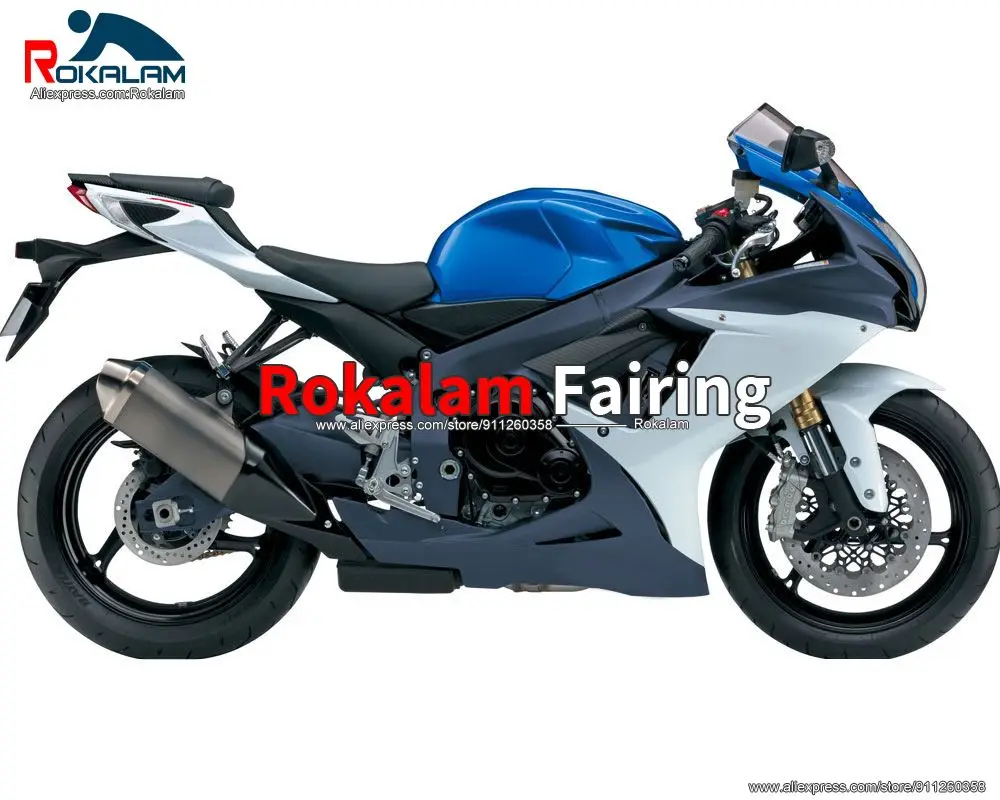 

Bodywork For Suzuki GSXR600 GSXR750 2011 2019 K11 11 19 Blue White Black Motorcycle Aftermarket Fairing (Injection Molding)