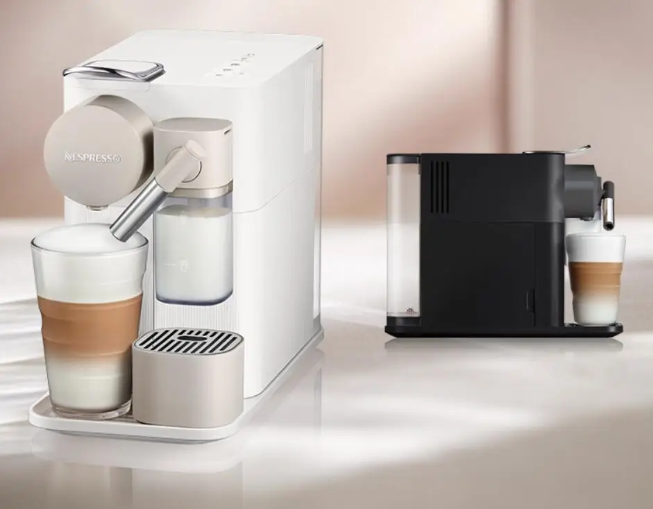 Nespresso Capsule Coffee Machine LattissimaOne Italian Automatic Household Milk Foaming One Coffee Machine F111 Frosted White